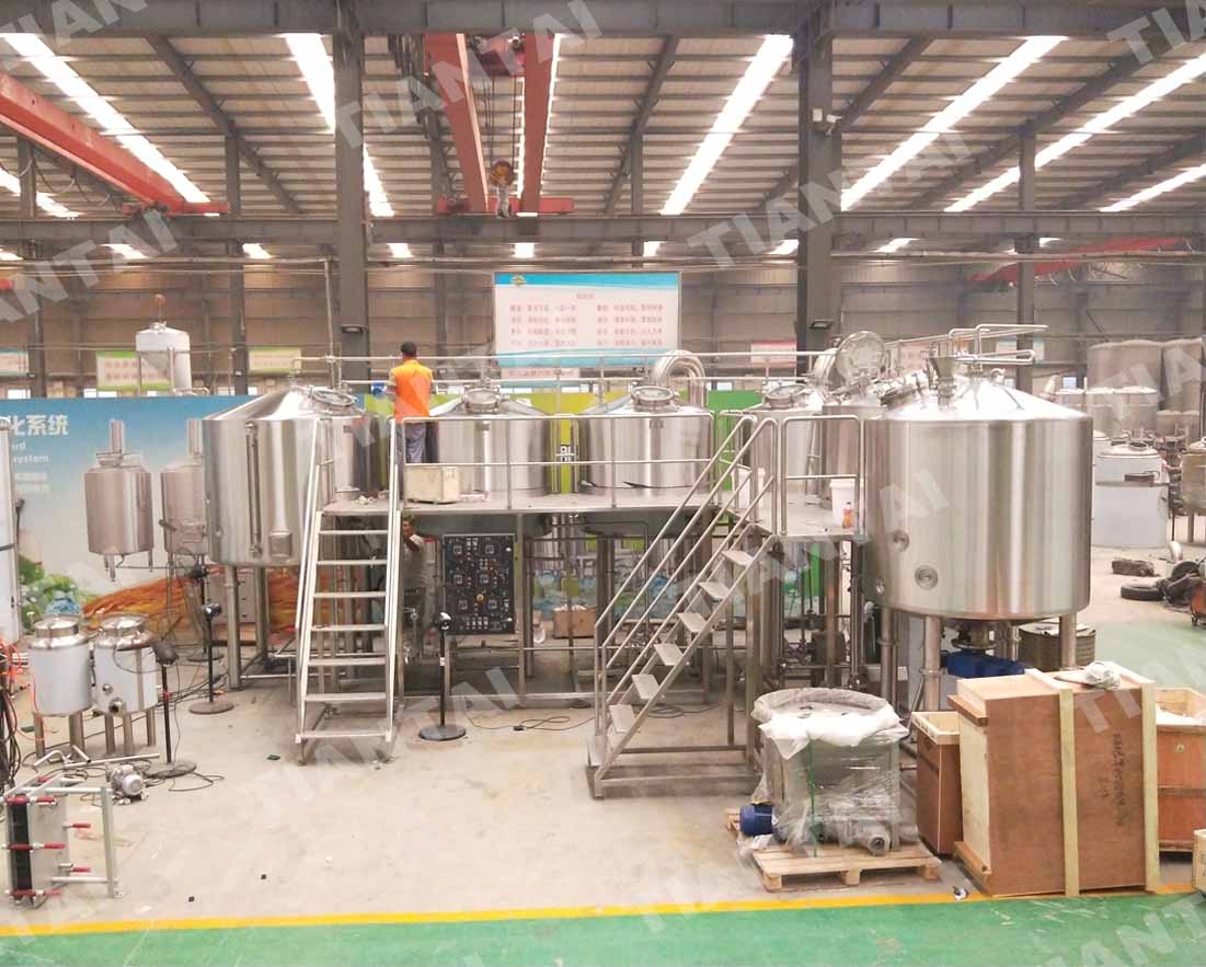 1500l five vessel brewhouse